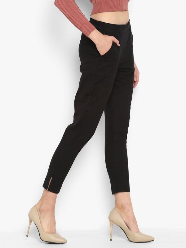 Black Pure Cotton Pant - Image 5